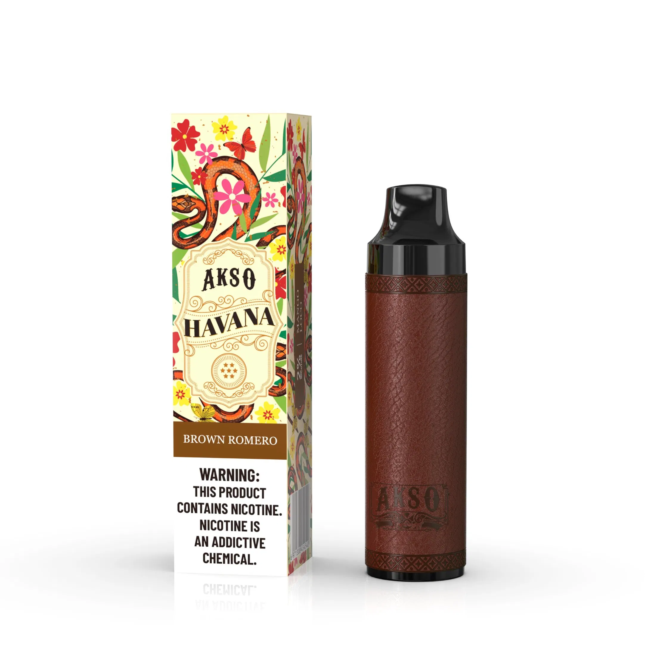 Wholesales 5000 Puffs Disposable Vape Pod Device with Child Lock Rechargeable Akso Havana Disposable Vape Pen E Cigarette