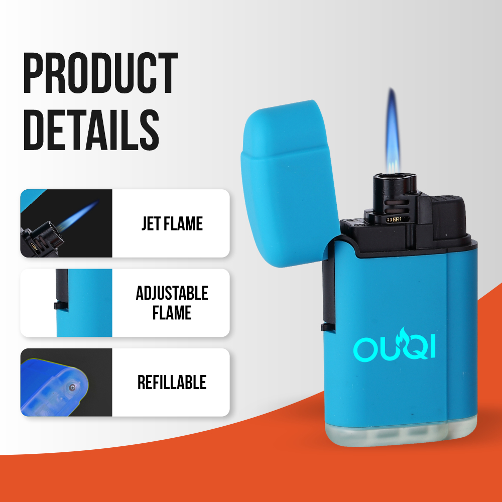 Wholesale Novelty Custom Logo Electronic Candle Smoking Cigarette Lighters