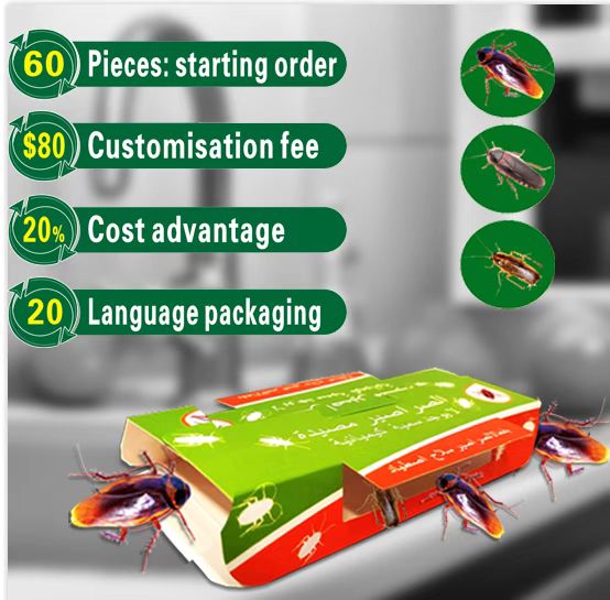 Gel Cockroach Glue Traps Non-Toxic Eco-Friendly Disposable Kitchen Sink Anti-Cockroach Device Low Price Advantage