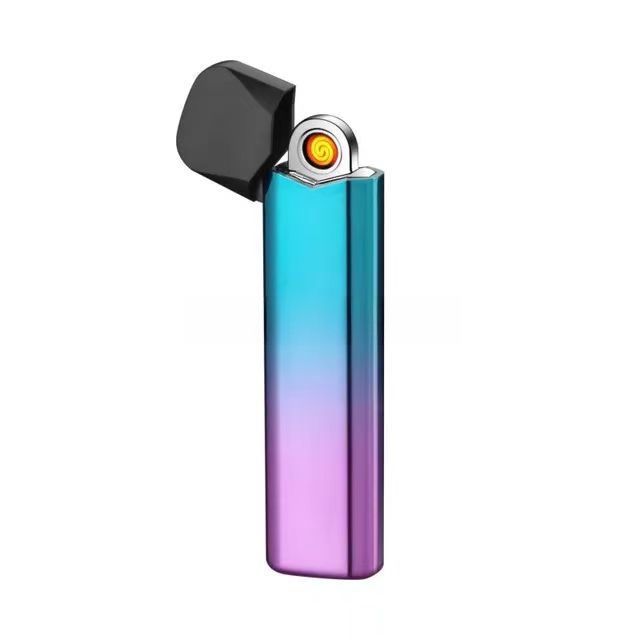 EU Stock Rechargeable Electronic Lighter Wholesale Sale Multi-color Smoking Cloud Storage