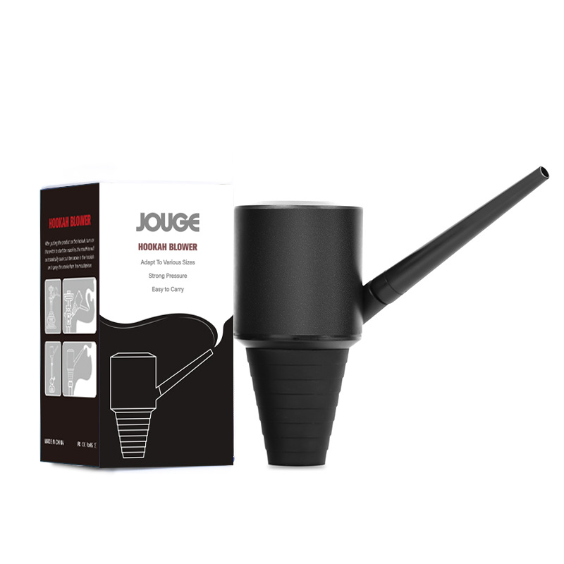 Electric Hookah Starter Vacuum Kit, Mini Portable Hookah Smoke Blower Pump with DetachableTips and USB C Rechargeable Battery