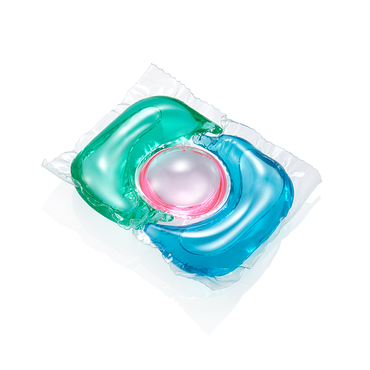 Customized Formula Eco-friendly Biodegradable Liquid Laundry Cleaning Detergent Pods Container
