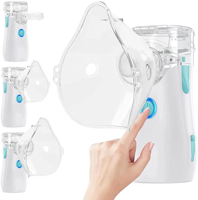 Portable Vaporizer Machine Self-Cleaning Removeable Battery Liquid Mesh Nebulizer
