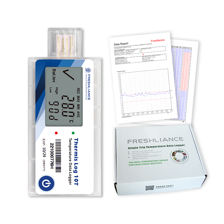 Thermis Log 10t LCD Screen Temperature Tracking Device