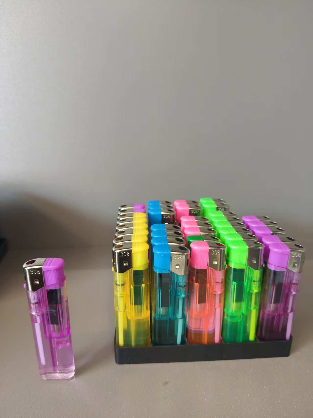 Wholesale Factory Price 2026 Disposable Plastic Electronic Cigarette Lighter Refillable Valve Assembly Machine Butane Fuel