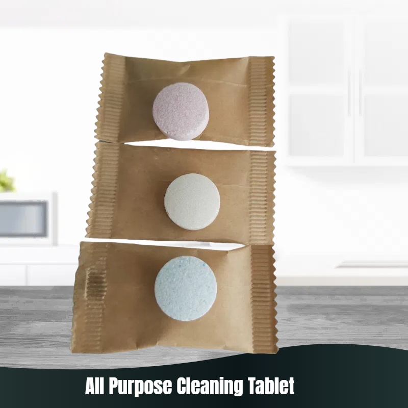 Eco-Friendly Zero Waste Multi-Purpose Solid Cleaning Tablets Disposable for Kitchen Bathroom &amp; Home Use Refillable