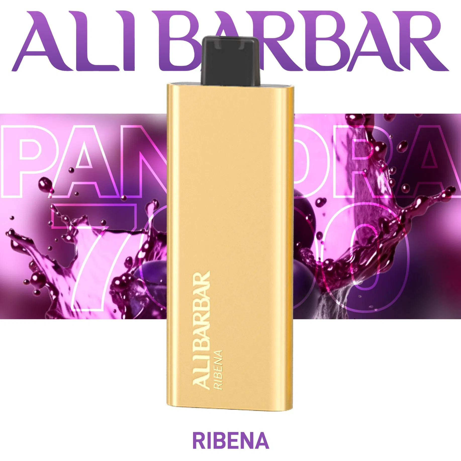 Type-C Fast Charging Alibarbar Pandora 7000 Rechargeable Device OEM Export Vaper