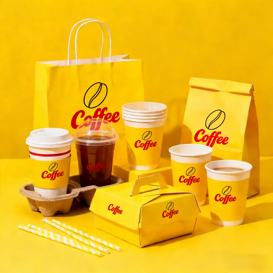 Disposable Custom Logo Double Wall Tea Paper Cups PE Lined Hot Coffee Paper Cups with Lid