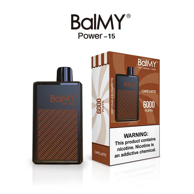 Premium Balmy Power 15 Disposable Pod Device - Detailed View 3