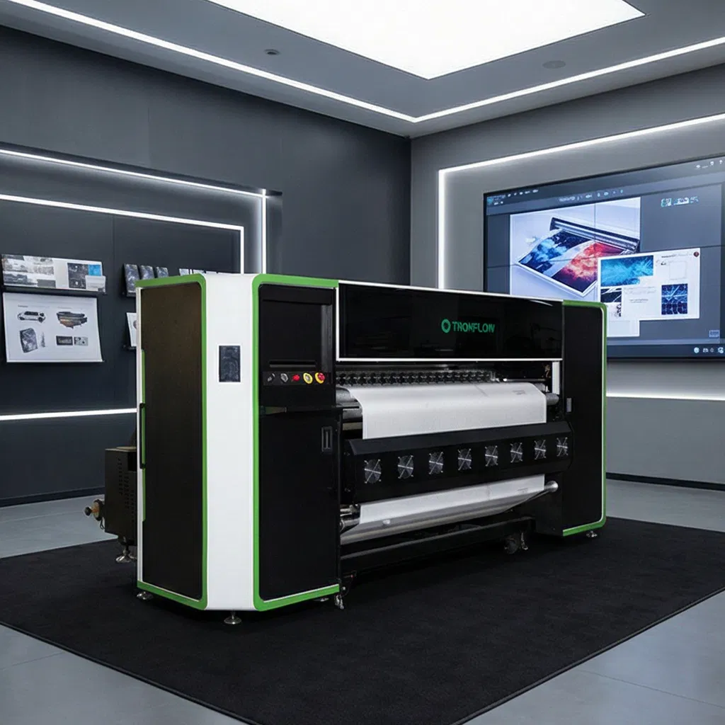 High-Speed Printing Device with 12 I3200 Print Heads for Sublimation