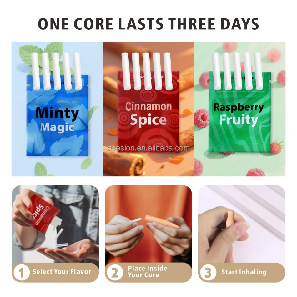 2025 Smoking Cessation Aid Smoking Control Inhalation Stick Nicotine-free Smoking Cessation Device Variety of Flavors