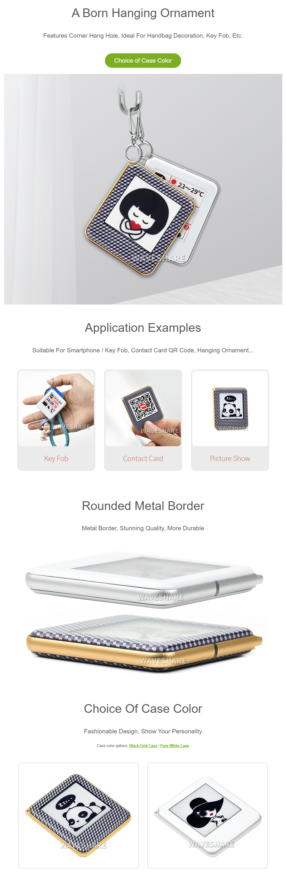 NFC E-Paper Screen Display