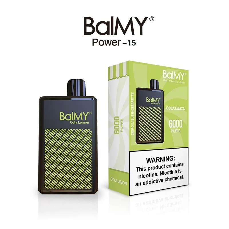 Premium Balmy Power 15 Disposable Pod Device - Detailed View 5