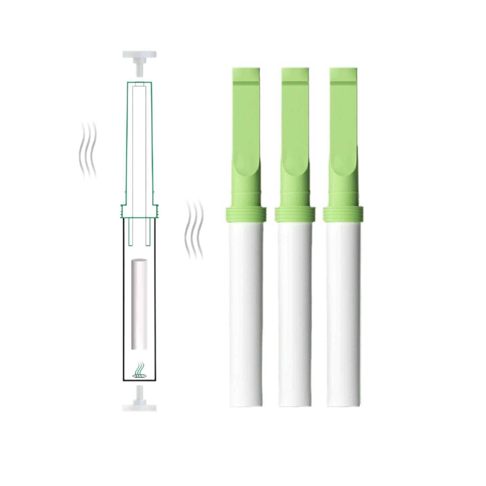 Custom Disposable Aromatic Flavor Infused Smokeless Free Nicotine 5ml Capacity Mouth Use Stick Inhaler 3 Year Shelf Life Quit