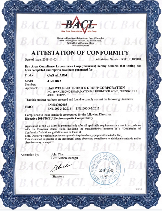 Certificate 1