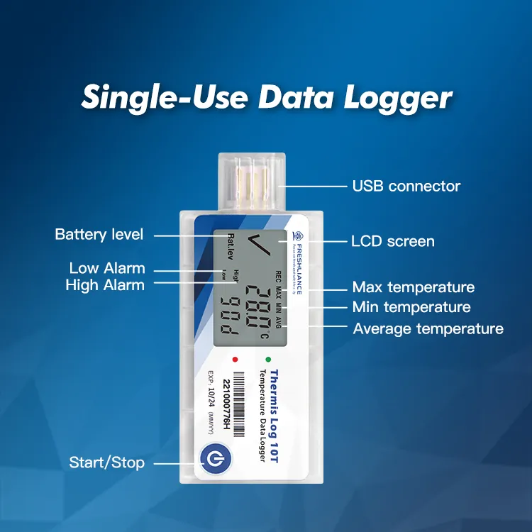 Thermis Log 10t LCD Screen Vaccine Temperature Monitoring Device