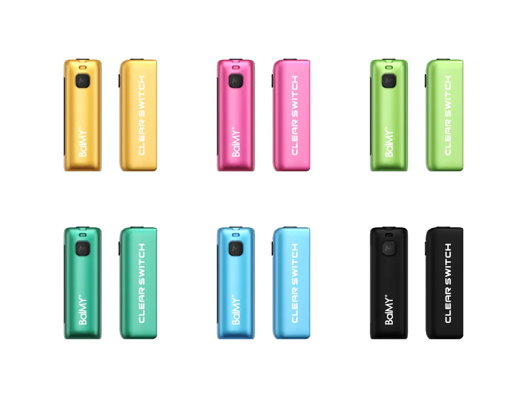 Innovative Balmy Clear Switch Pod Vape Device for Smooth Hits