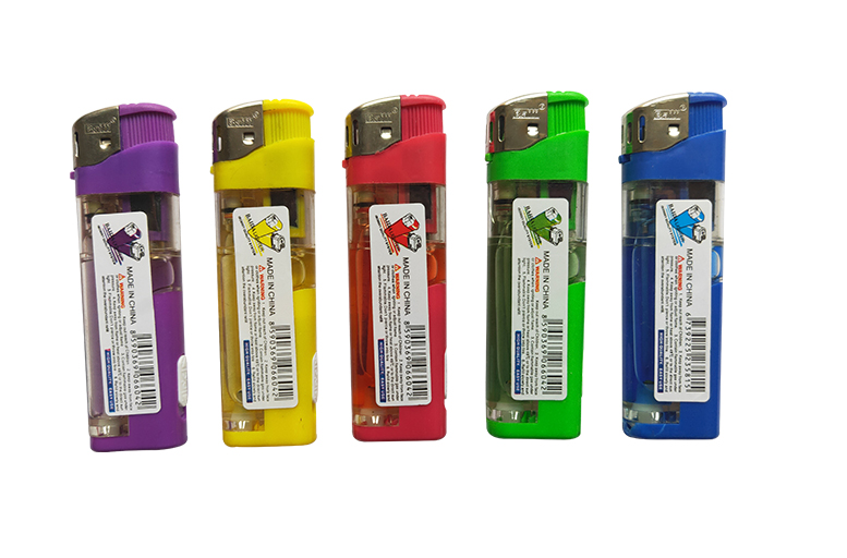 Electronic Cigarette LED Lighter Showcase