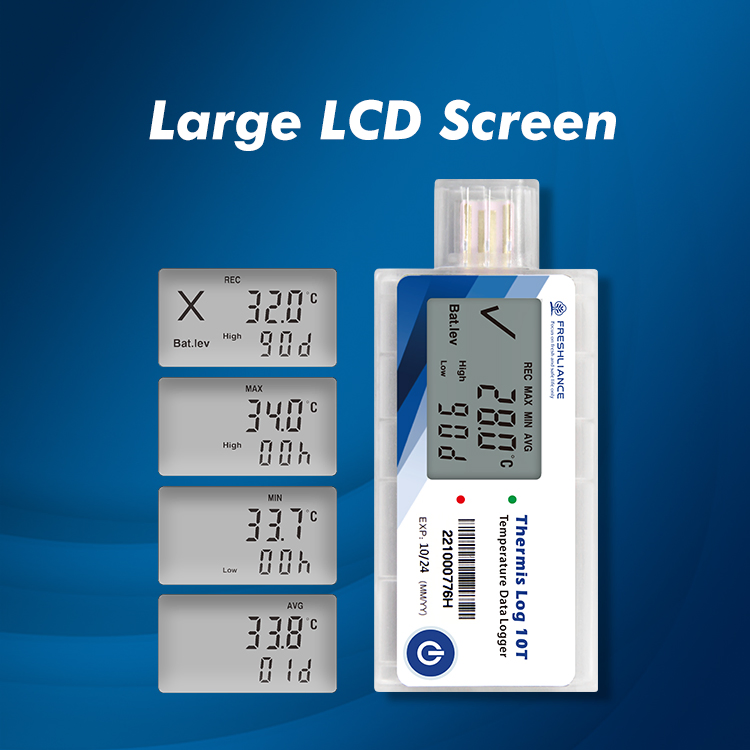 Thermis Log 10t LCD Screen Vaccine Temperature Monitoring Device