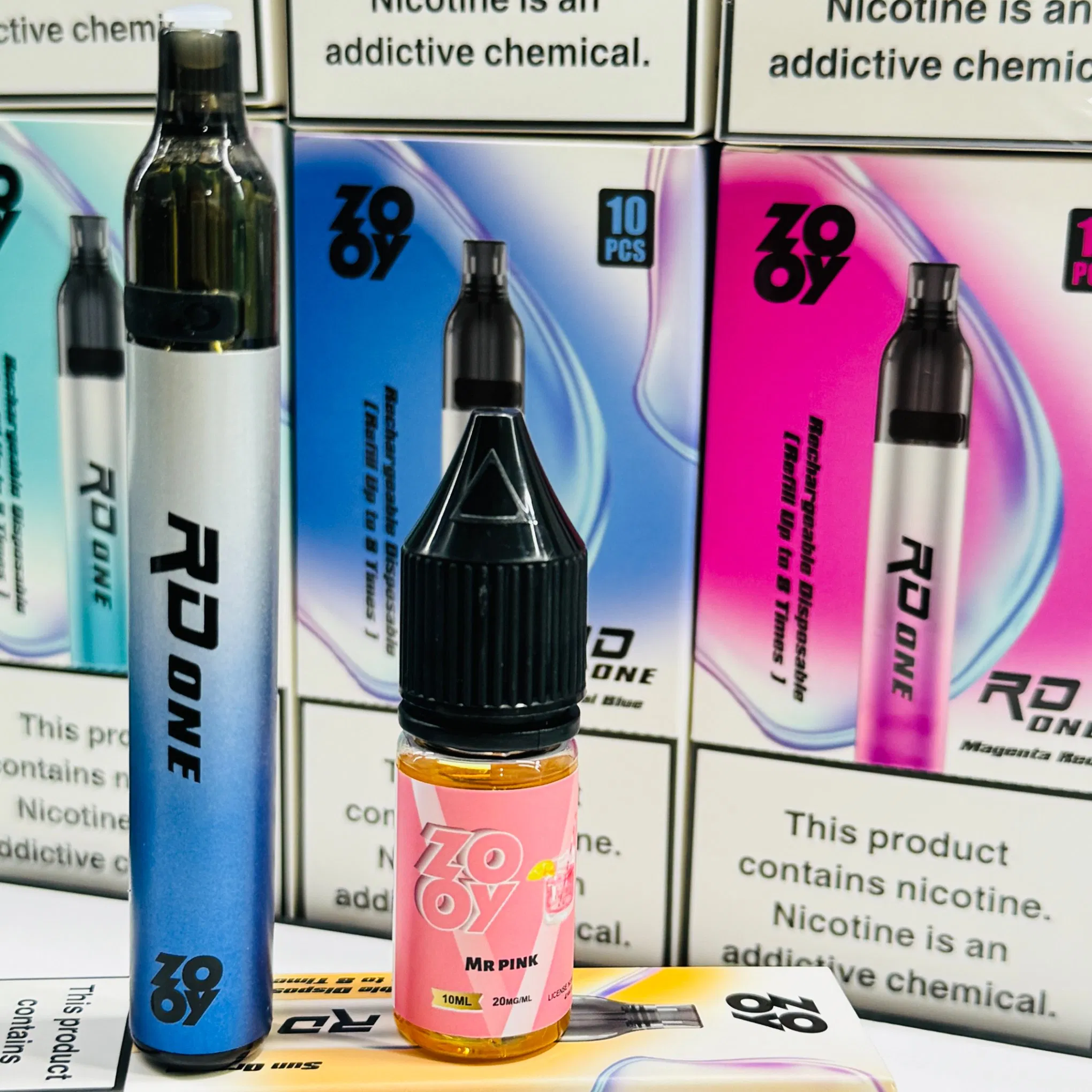 Zooy Best Seller E-Cigarette Device PC Vape Empty Vape 1ml 2ml Liquid E Cigarettes Pure Nicotine Salt Nic 30ml 50mg 60mg Disposable Cig Wholesale Market Germany