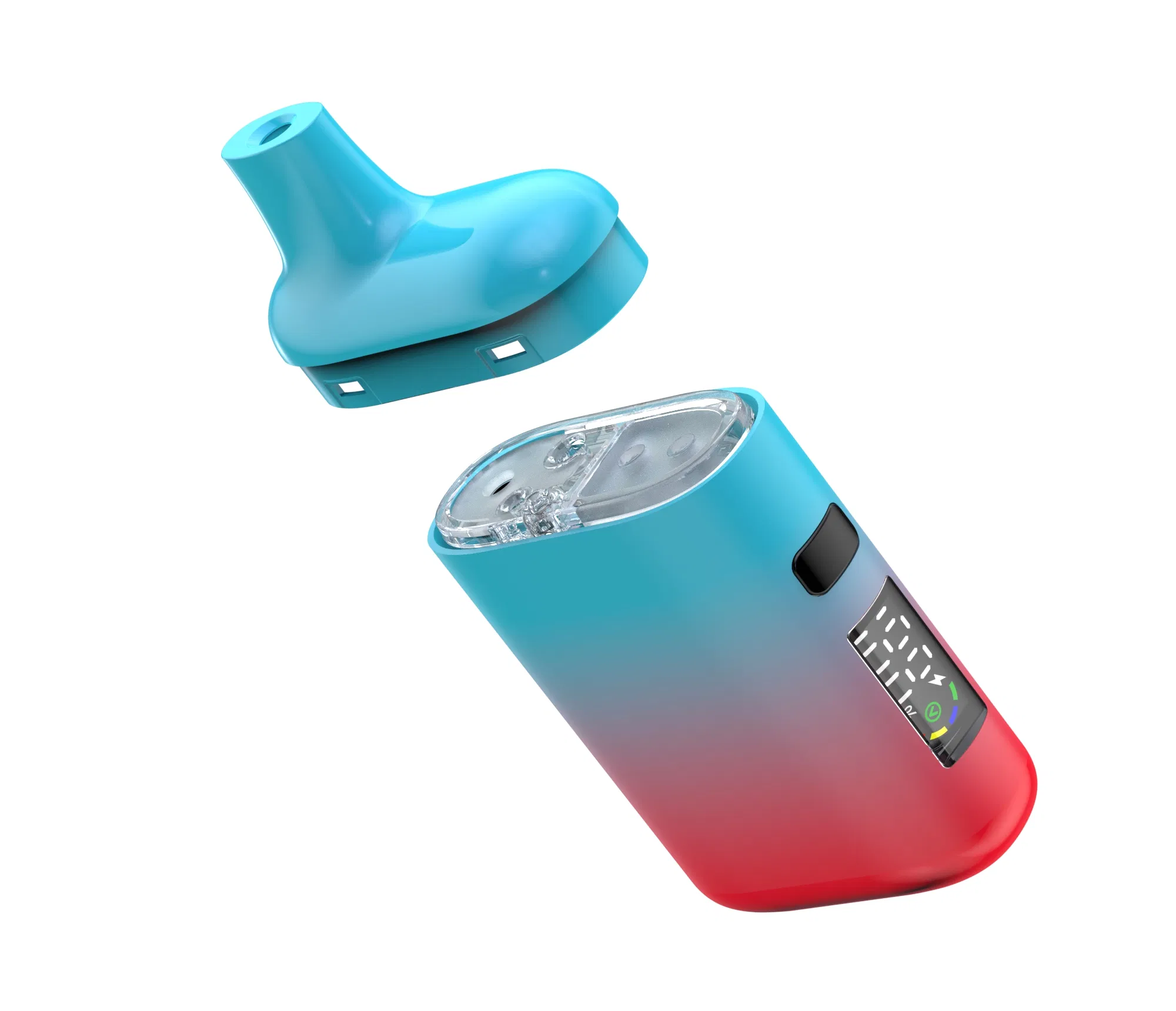 Heavy Metal-Free 1ml 2ml Cartridge Compact Custom Vaporizer Ceramic Empty Disposable Hardware Vape Pen Smart Screen Minor Digital Displays Device
