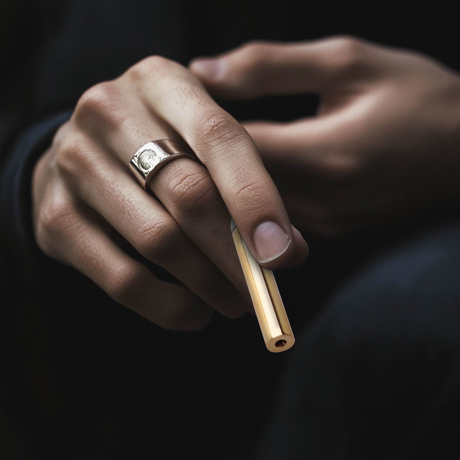 Custom Flavored Press air Quit Smoking Stick Smokeless Free-Nicotine Inhaler with Flavor Cores