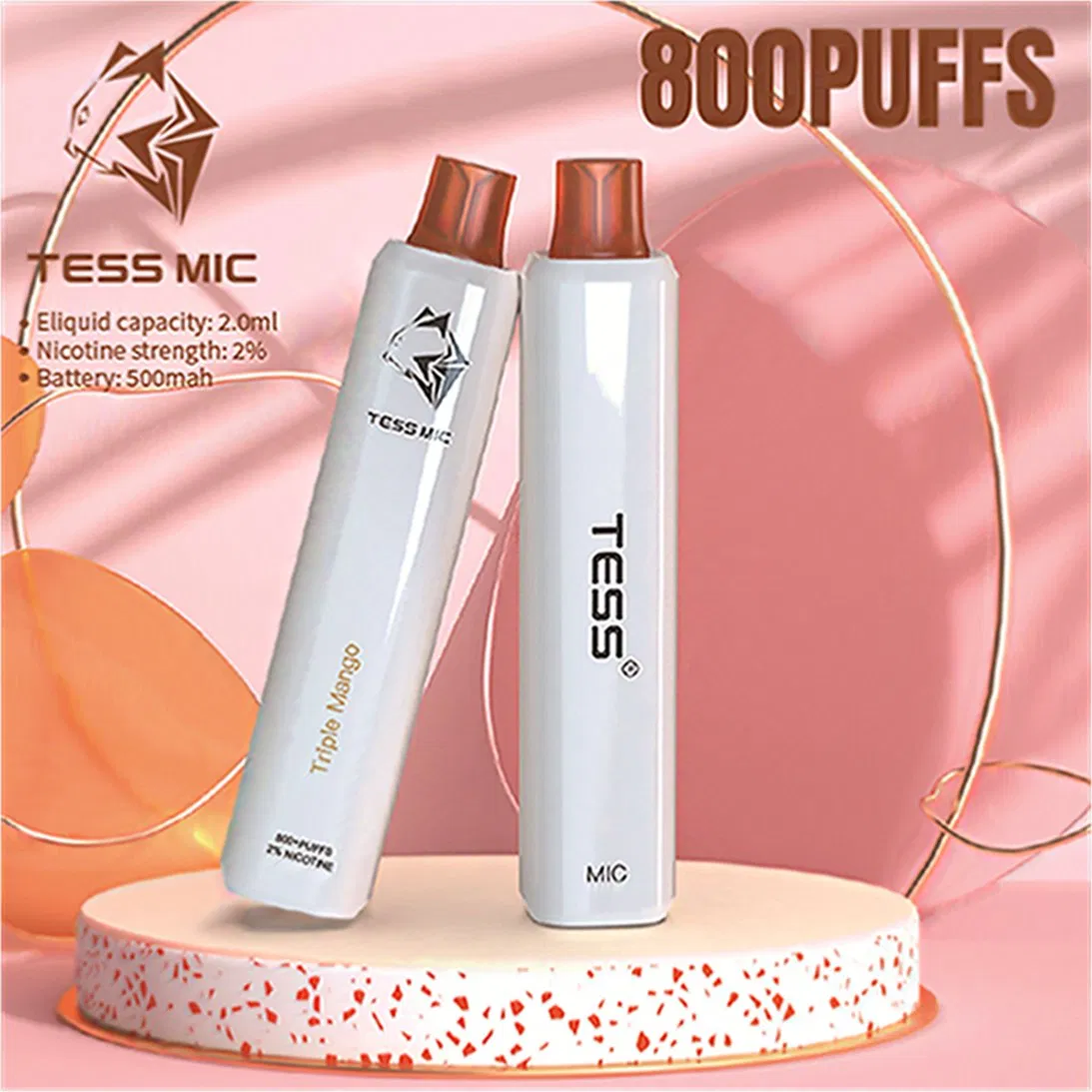 800 Puffs Vape Nicotine Salt Juice Disposable I Vape E-Cig Pod Device