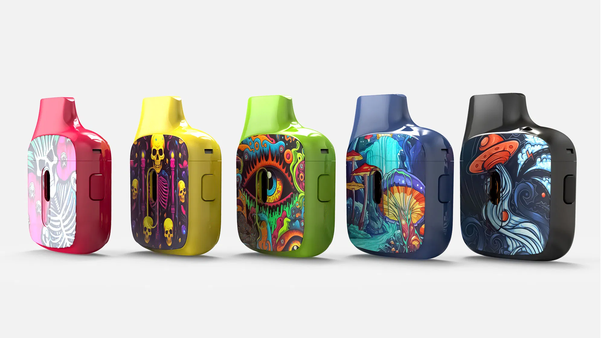 Adjustable Output Voltage Ceramic Coil Preheat Portable Customize Disposable Vape Device with Stable Quality