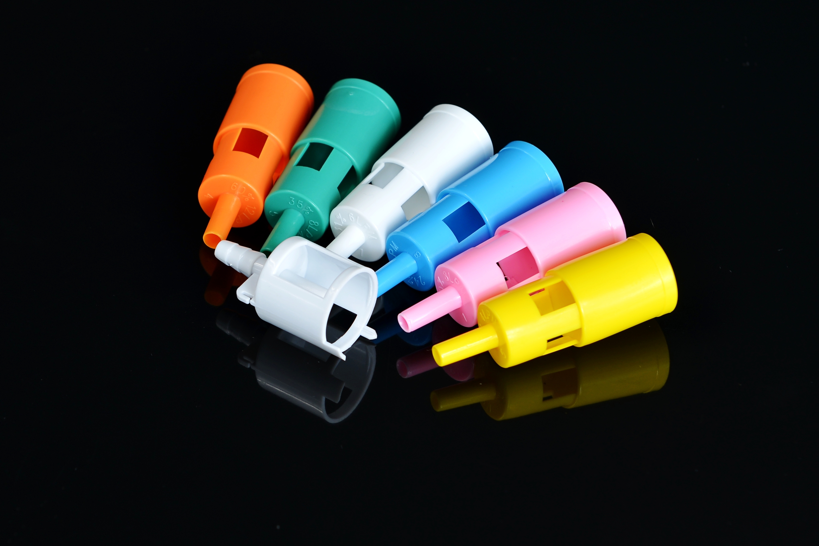High-quality Transparent Disposable Adjustable Ventruri Oxygen Mask for Adult/Pediatric Use Individually Packed