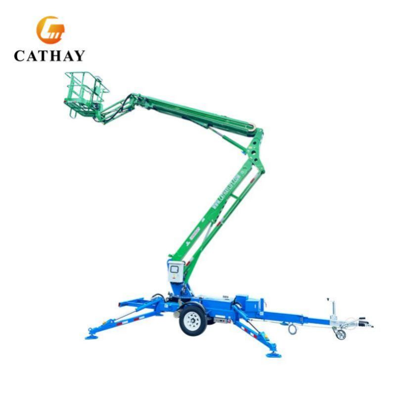 CTA-20t AC/DC Gasoline Diesel Towable Articulating Cherry Picker