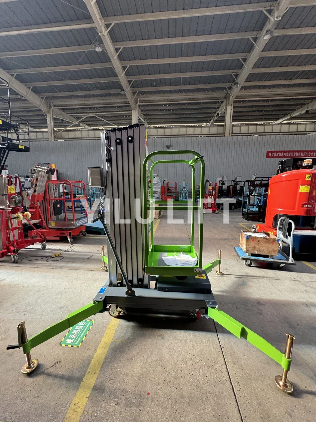 Aluminum Alloy Vertical Lift Scaffolding for Eawp Industries with Telescopic Mast