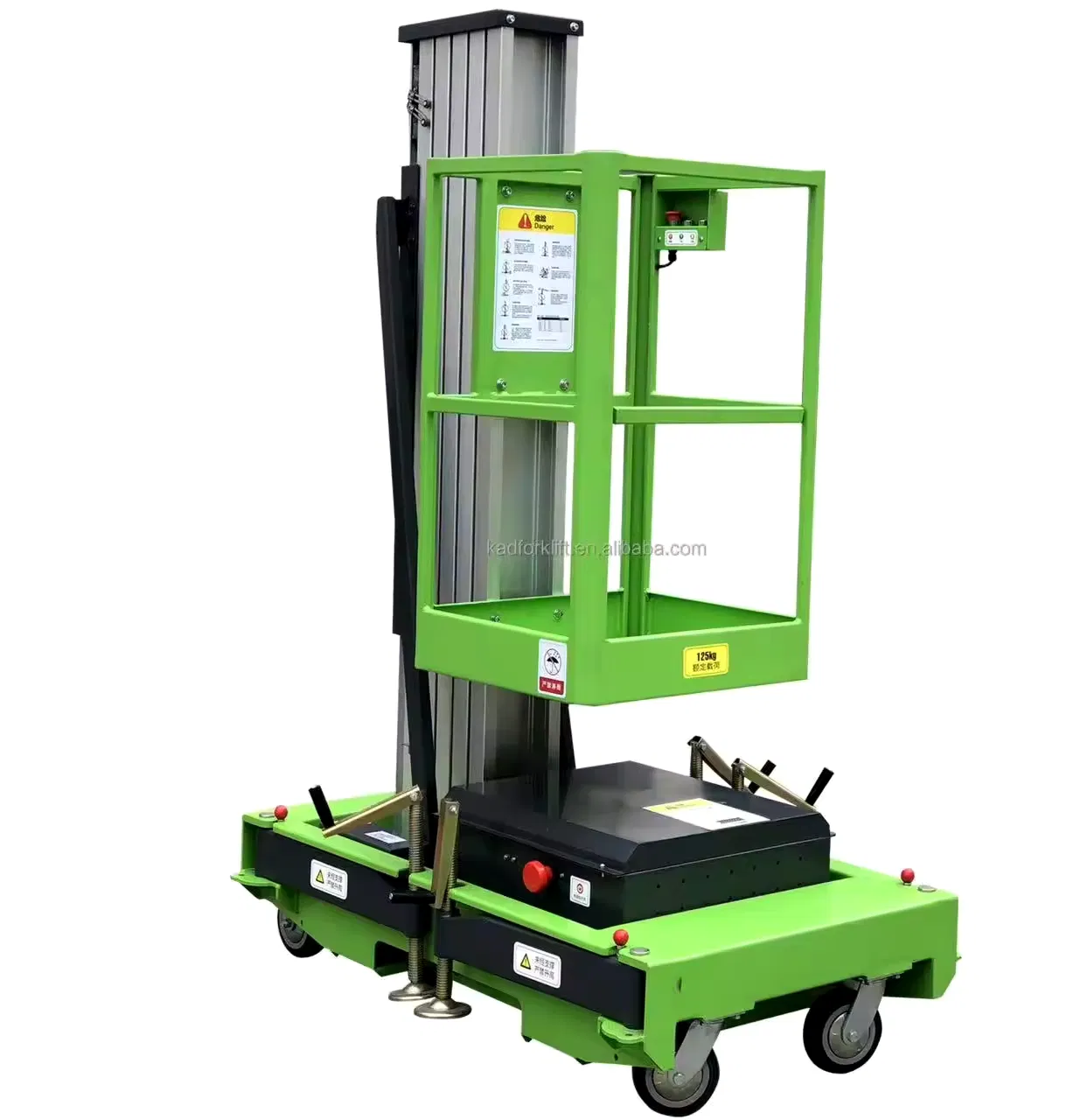 Aluminum Alloy Single Mast Man Lifts for Aerial Working Platform Lift Me900-1