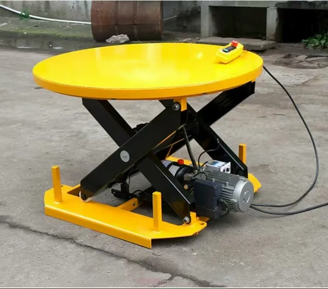 Electric Table Lift Round Shape