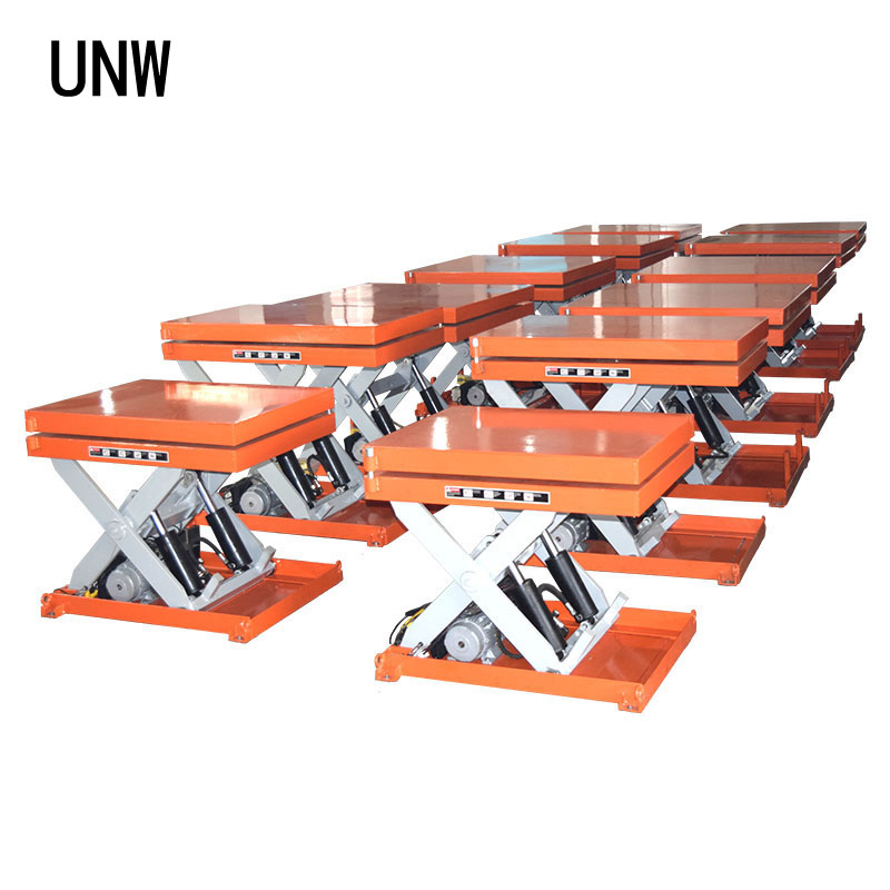 360 Rotary Electric Scissor Pallet Lift Table