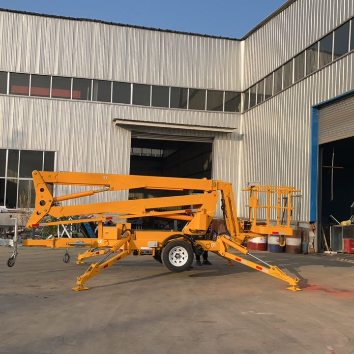 Electric Hydraulic Battery Man Towable Spider Lift Cherry Picker