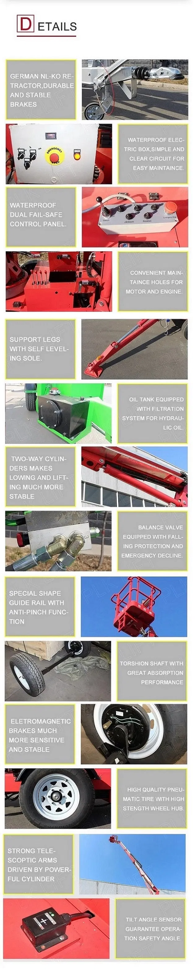 Hydraulic Towable Cherry Picker Display 1