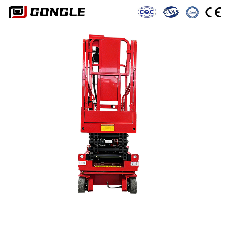 Mobile 6m Self-Propelled Rough Terrain Hydraulic Scaffolding Platform off-Road Table Electric Aerial Working Scissor Lift