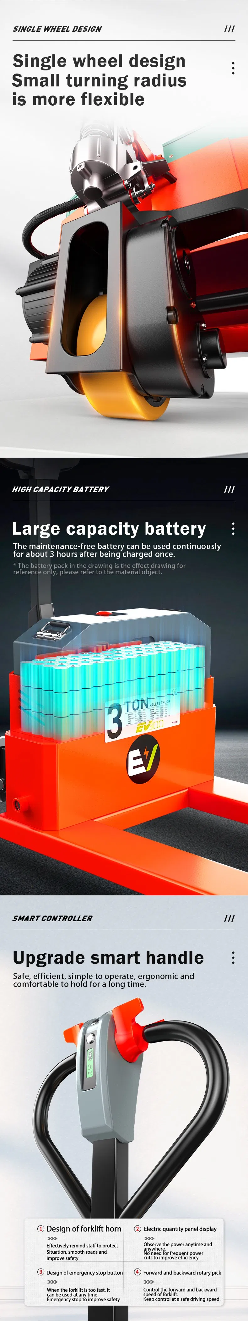 Electric Pallet Truck Detail 2