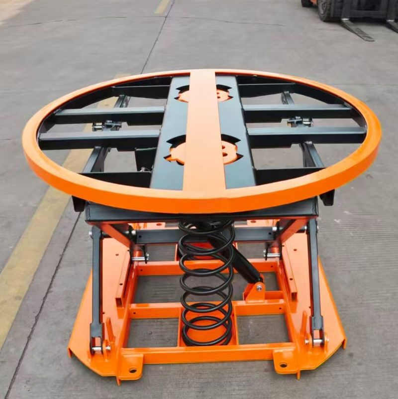 Factory Wholesale Spring Rotary Pallet Table Automatic Scissor Lift Table