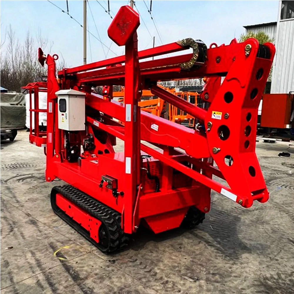 Articulated 8~20m Forklift Self-Walking Mobile Lifting Towable Articulating Self Propelled Crank Arm Man Work Platform Table Aerial Work Platform Boom Lift