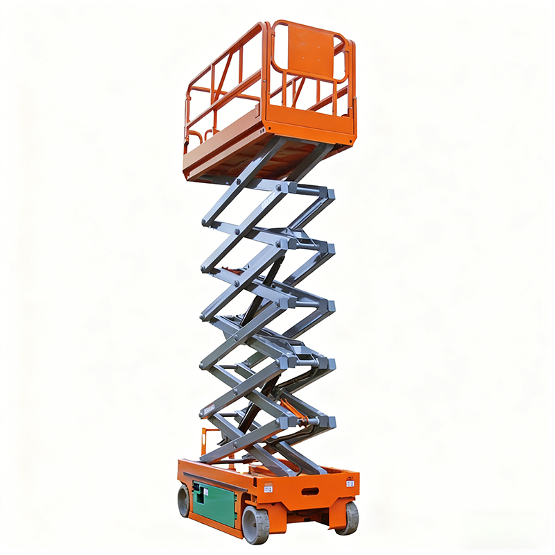 4m 6m 8m 10m 12m Small Compact Mobile Hydraulic Rough Terrain Genie Aerial Elevating Work Platform Self-Propelled off-Road Electric Wheeled Man Scissor Lift