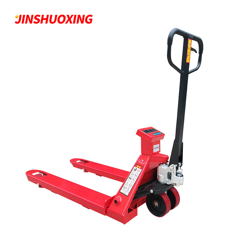 China Cheap Price 2t 3t Forklift Electric Tuck Hand Pallet Jacks with Scale Manual Pallet Truck