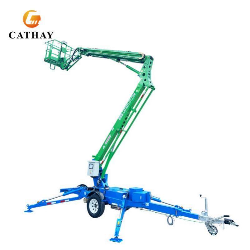 CTA-20t AC/DC Gasoline Diesel Towable Articulating Cherry Picker