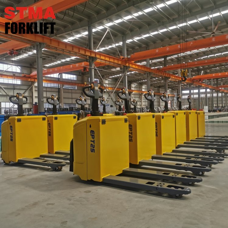 Stma Factory Price Mini Electric Pallet Jack 2000kg with 24V/210ah Battery