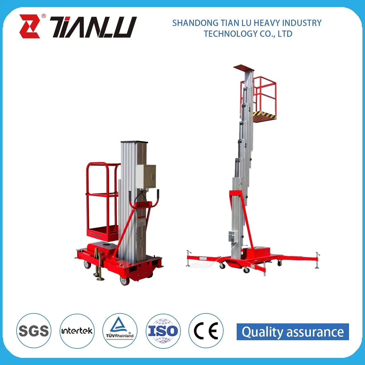Innovative Mast Lift for Indoor Facility Repair Trwp1-10