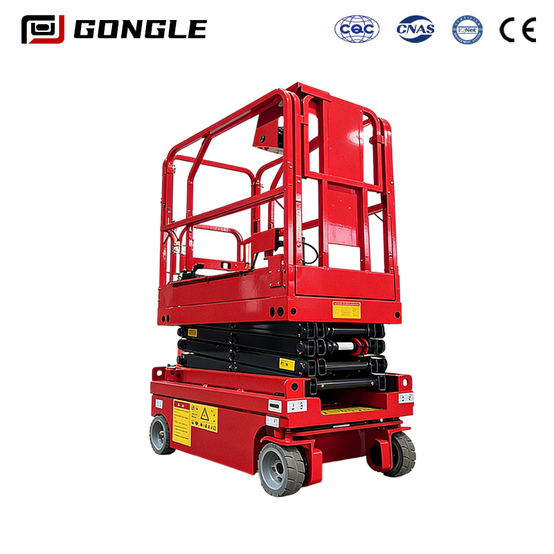 Mobile 6m Self-Propelled Rough Terrain Hydraulic Scaffolding Platform off-Road Table Electric Aerial Working Scissor Lift