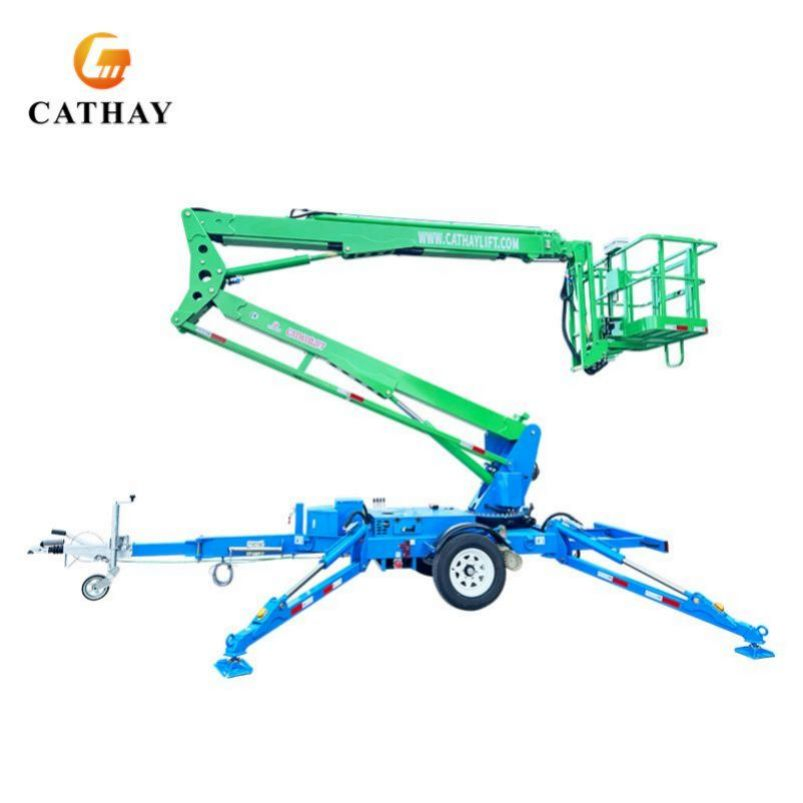 CTA-20t AC/DC Gasoline Diesel Towable Articulating Cherry Picker