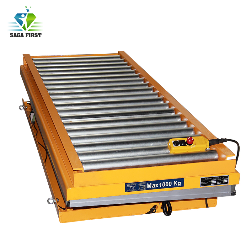 Hydraulic Lift Platform Roller Table for Production Line