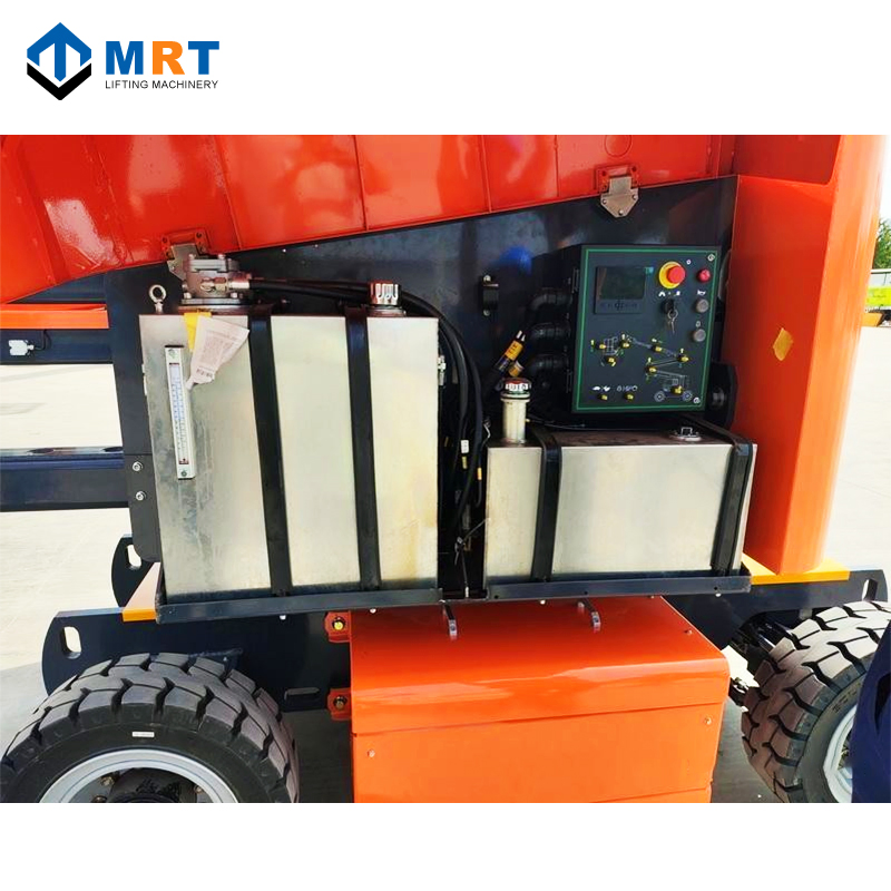 Mrt CE Hot Selling Product Working Platform Towable Articulated Boom Lift with Diesel Mobile Lift Platform Lift 12m 14m 18m 32m 36m 34m 360 Degree Rotation