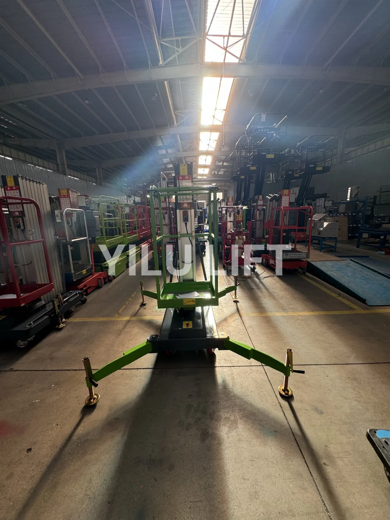 Aluminum Alloy Vertical Lift Scaffolding for Eawp Industries with Telescopic Mast